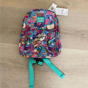 Disney Multicolor Kids Backpack with Cartoon Design